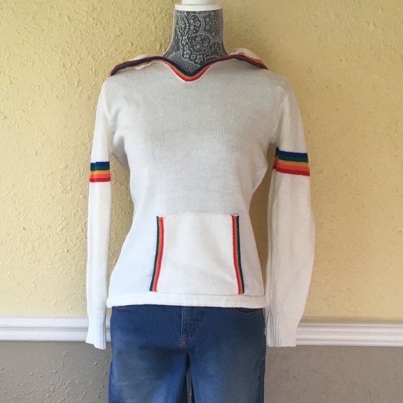Vintage rainbow sweater - Picture 2 of 4
